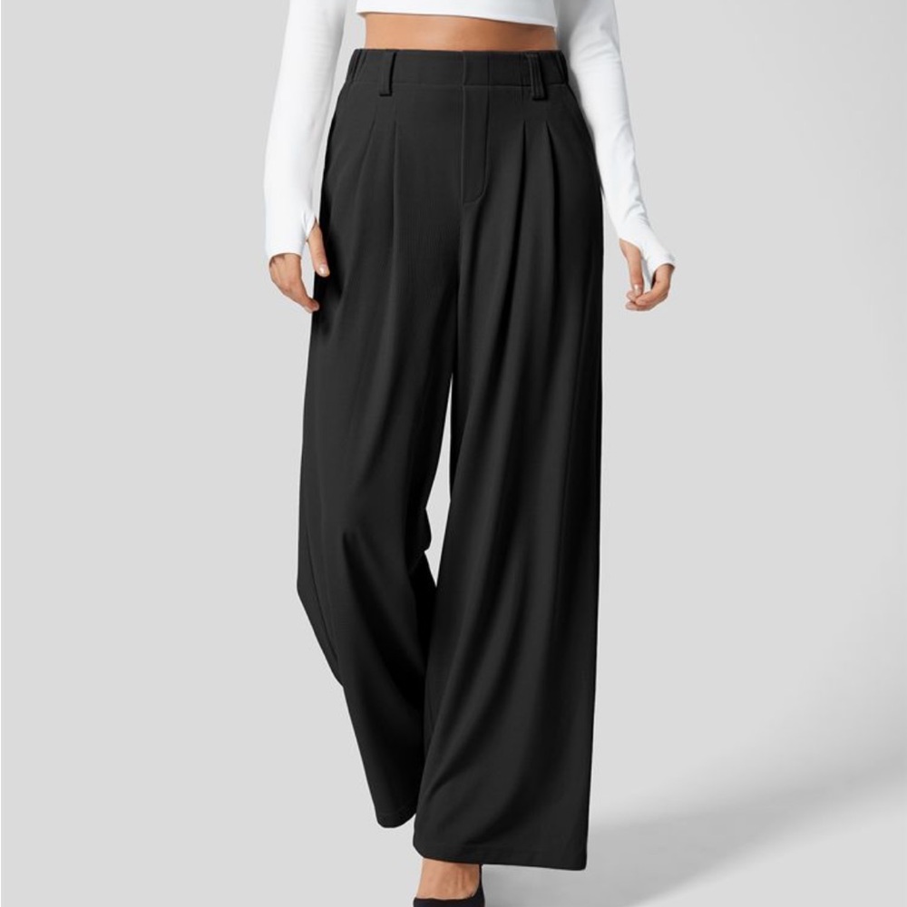 Halara Waffle knit dress pants